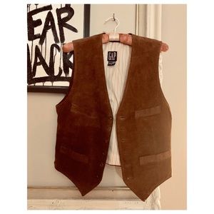 Vintage Leather Gap vest